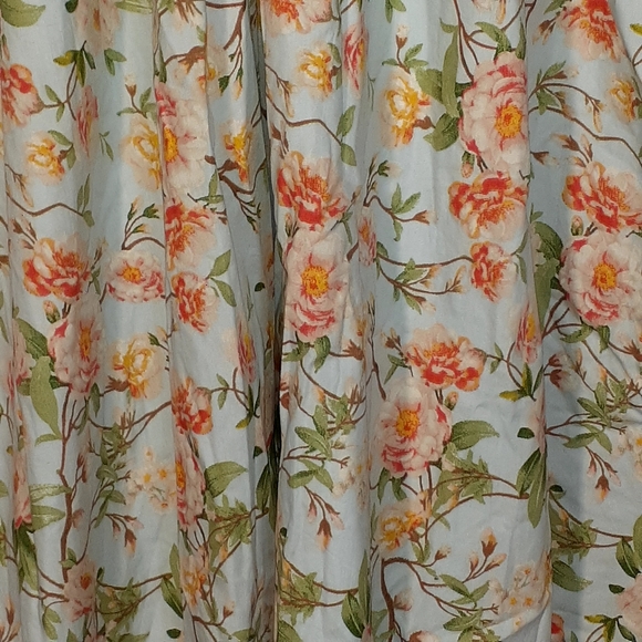 SOCIETY SOCIAL Croft & Barrow THE CHARLOTTE DRESS Maxi Floral Pockets Women's 12 - Picture 9 of 16